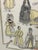 Hermès Vintage Framed Hermes Scarf Costumes Des Dames For Sale - Image 4 of 16