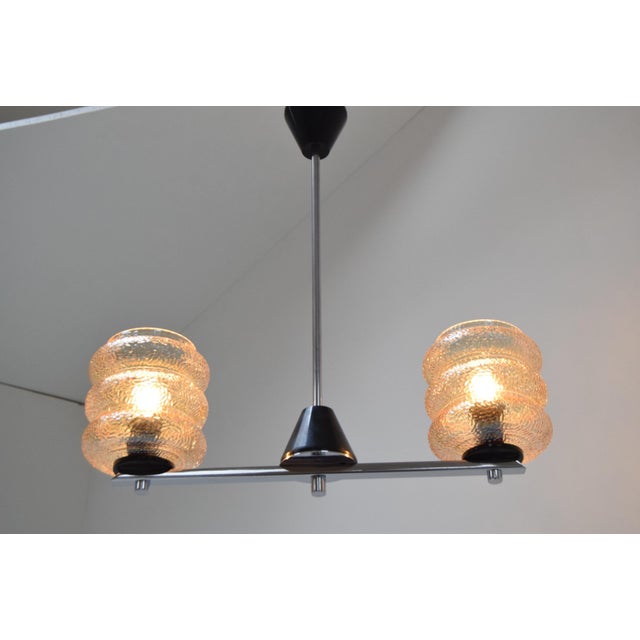 1960s Mid-Century Czechoslovakian Hanging Lamp, 1960s For Sale - Image 5 of 15