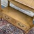 French Vintage French Louis Xv Blond Walnut 2 Drawer Drop Leaf Rolling Serving Cart or Bar Cart For Sale - Image 3 of 18