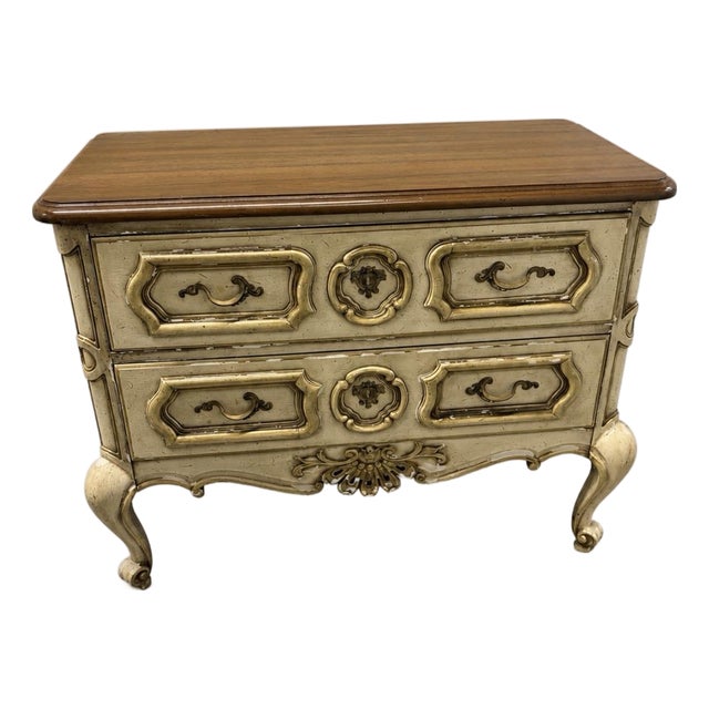 1968 Drexel Et Cetera French Provincial Two-Drawer Commode For Sale