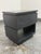 Modern West Elm Plank Wood Nightstand For Sale - Image 3 of 12