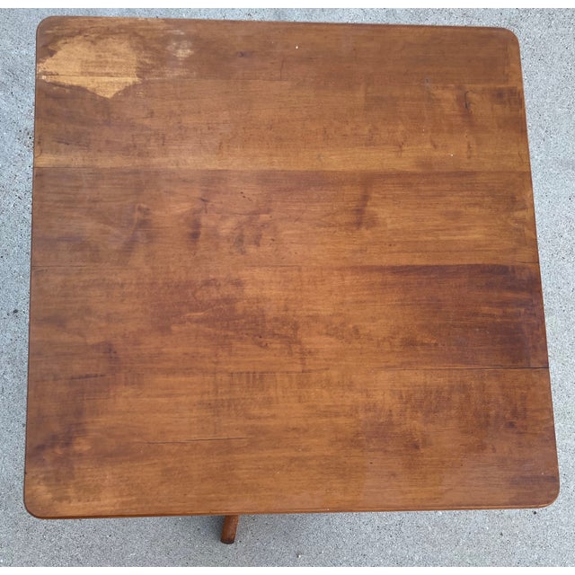 Mid-Century Modern Mid 20th Century Large Vintage Art Deco Revolving Bookcase For Sale - Image 3 of 10