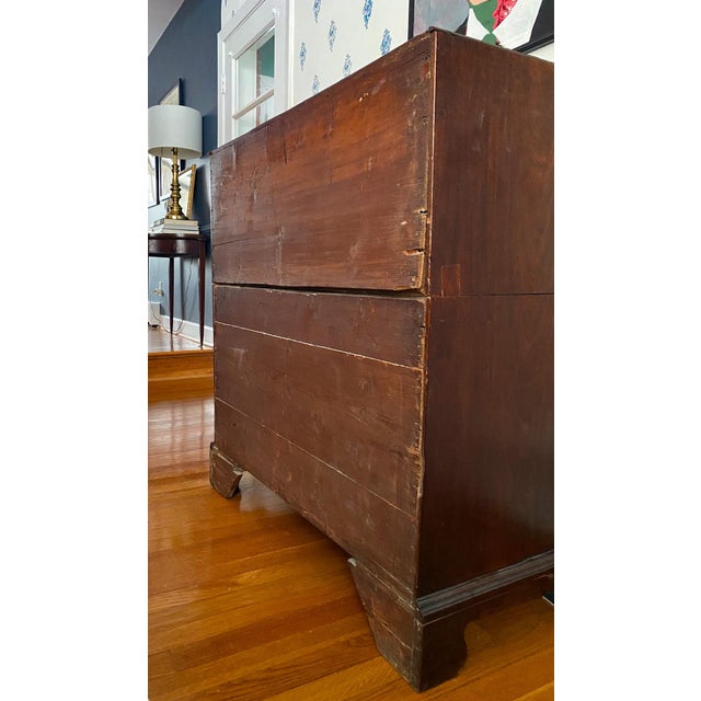 Antique Mid-1700s British Chippendale Mahogany Chest For Sale - Image 13 of 14