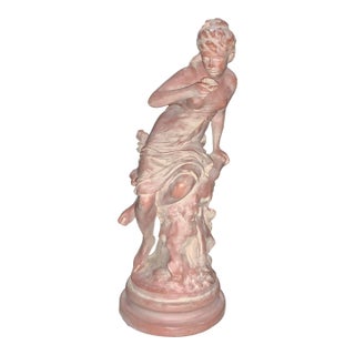 Reproduction of Mathurin Moreau’s “La Source” – French Academic Classical Sculpture Great for Neoclassical, English & Grand Tour Decor. See Pics! For Sale