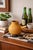 A beautifully sculptural mid-century Danish studio pottery vessel from Odense, featuring a distinctive tripod form with an...