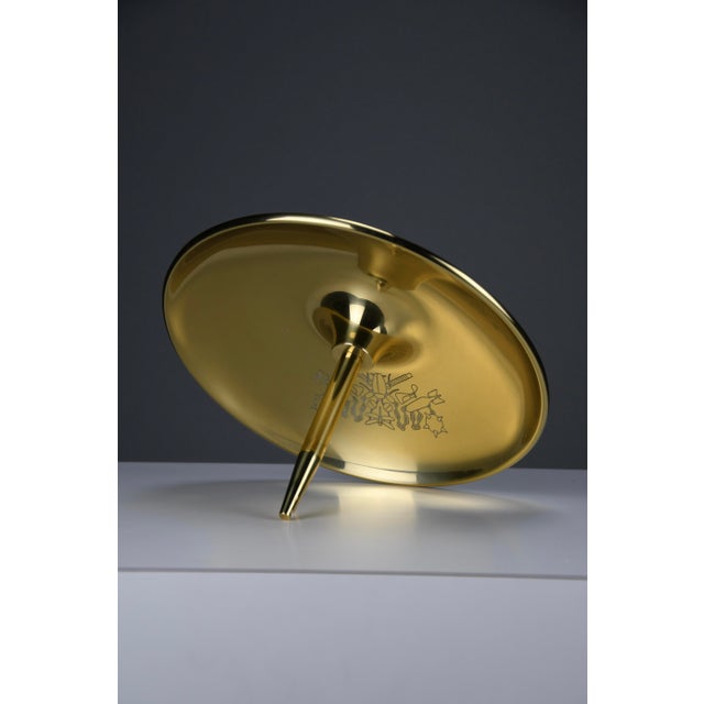 There (push pin) candlestick by studio job for ghidini 1961 italy, contemporary design dimensions: h. 17 cm (6.7 in) x d....