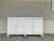 Wood Organic Modern Aged White Finished Wood Sideboard For Sale - Image 7 of 7