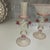 Early 20th Century Antique 1920-30s Venetian Murano Glass Garniture Set With Tazza and Candleholders- Set of 3 For Sale - Image 5 of 8
