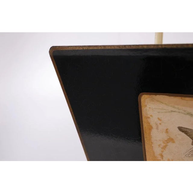 Black English Metal Magazine Rack, 1950s For Sale - Image 8 of 12