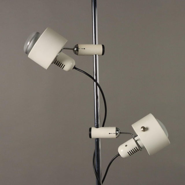 Vintage Floor Lamp in Aluminium, Italy, 1970s For Sale - Image 6 of 10