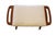 Mid-Century Modern Vintage Danish Teak Stool with Shaped Handles, 1960s For Sale - Image 3 of 11