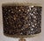 Gold Vintage Table Lamp with Twisted Crystal Glass Base in Brass Mounting and Sequined Shade from Lamplove, 1980s For Sale - Image 8 of 10