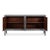 Art Deco Swedish Style Faceted Sideboard in Antique Gray - 79" For Sale - Image 3 of 10