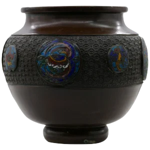 Vintage Bronze Cachepot, Japan, 1930s