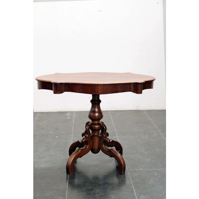 Carlo X Cherry Wood Table, 1850s For Sale - Image 6 of 6