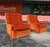 Set of two Mid Century Modern Space Age Orchidee Chairs designed by Michel Cadestin for Airborne International France in...