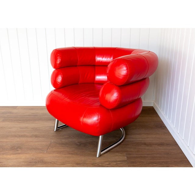 A gorgeous, rare and strikingly attractive bibendum chair in lovely vintage condition. Designed by modernist pioneer...