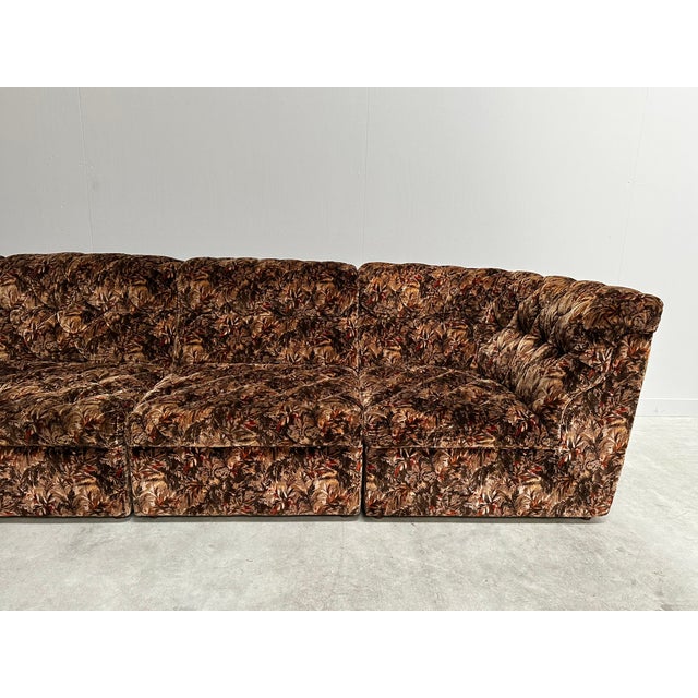 Vintage Modular Sofa by Laauser, 1970s, Set of 7 For Sale - Image 4 of 18