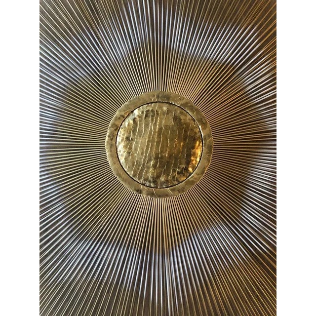 1970's Signed Casa Devall Starburst Wall Sculpture For Sale In New York - Image 6 of 12
