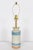 1950s Aldo Londi for Rosenthal Netter Cream Table Lamp with Blue Stripes For Sale - Image 10 of 13