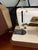 Vintage Working Singer Sewing Machine and Cover For Sale - Image 10 of 12