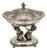 Silver Centerpiece with Scalloped Lid For Sale