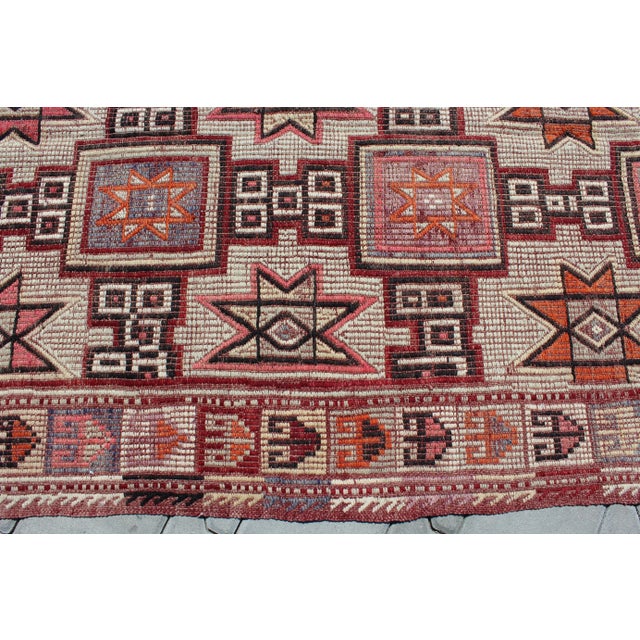 Vintage Turkish Antolian Oriental Nomads Kilim Rug - 48.5"x83.5" For Sale - Image 11 of 13