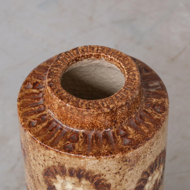 Mid-Century Ceramic Zsolnay Vase, 1950s For Sale - Image 6 of 7