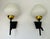 Metal Pair of French 1960s Midcentury Lunel Wall Lamps Sconces For Sale - Image 7 of 11