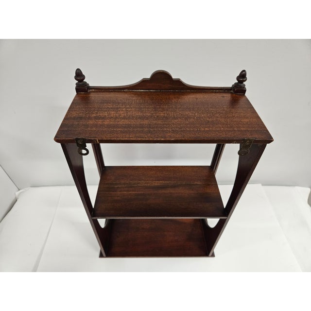 Early 20th Century Georgian Mahogany Etagere - Ferguson Brothers For Sale - Image 5 of 15