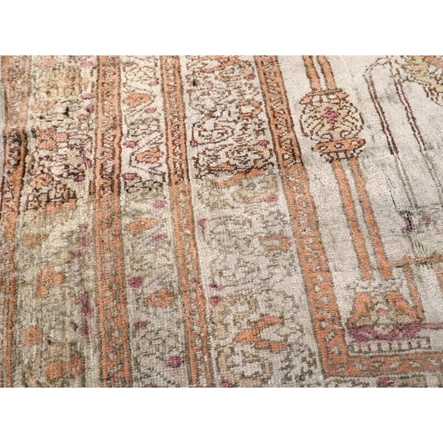 Rustic Galerie Shabab Collection Mid-20th Century Turkish Sivas Throw Rug For Sale - Image 3 of 6