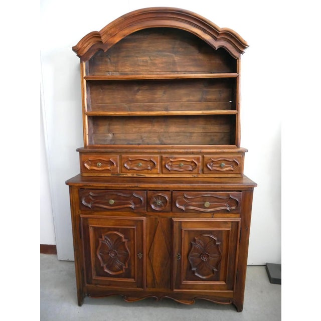 Antique Piedmontese Plate Rack Credenza, 19th Century For Sale - Image 15 of 16