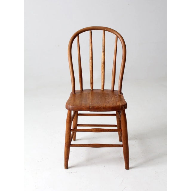 Farmhouse Antique Farmhouse Windsor Chair For Sale - Image 3 of 12