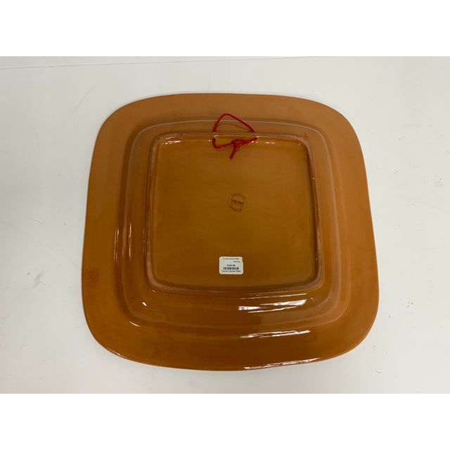 Vietri Toscana Square Platter / Wall Art For Sale - Image 12 of 12