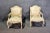 Paint Decorated French Louis XV Style Armchairs - A Pair For Sale - Image 9 of 12
