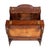 American Neoclassic Mahogany Demilune Dressing Stand on Brass Castors, 1830 For Sale - Image 14 of 15
