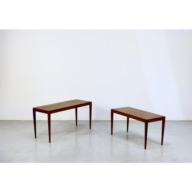Mid-Century Modern Teak Nesting Tables, 1960s, Set of 2 For Sale - Image 6 of 8