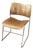 1970s David Rowland 40/40 Birch Stacking Chair Lot For Sale
