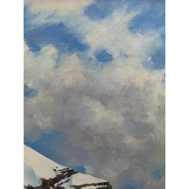 Fritz Ruppert, Mont Blanc, 1913, Oil on Canvas For Sale - Image 11 of 15