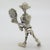 Vintage Italian Silver 800 Cartoonish Tennis Player Figurine by Raspini, Arezzo, 1970s For Sale - Image 6 of 13