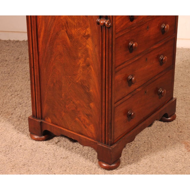 Wood Regency Mahogany Davenport with Tilting Mechanism, 1810s For Sale - Image 7 of 13