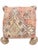 Abstract Vintage Fleur De Lis Wool Pouf For Sale - Image 3 of 8