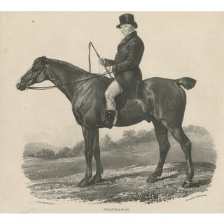 Maxim Gauci, Spankaway, Celebrated British Racehorse, Lithograph, 1840 For Sale