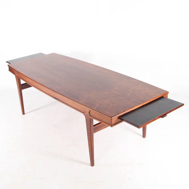 Large Extendable Rosewood Coffee Table, 1970s For Sale - Image 13 of 13