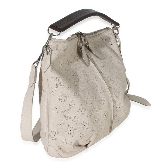 Contemporary Cream Monogram Selene Hobo PM For Sale - Image 3 of 9
