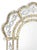 Handcrafted in Italy, this Venetian wall mirror features a graceful arched silhouette accented with hand-engraved...