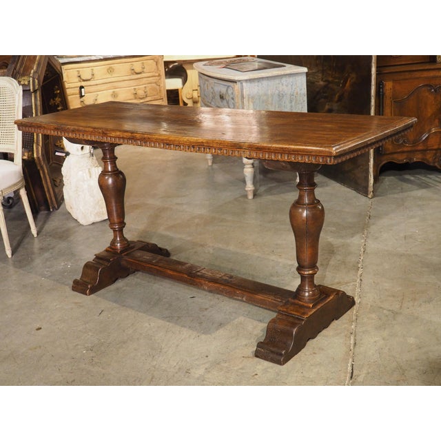 Italian Antique Italian Walnut Console Table, Circa 1850 For Sale - Image 3 of 18