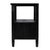 Flagstaff 25 in. W Rectangular Cane 1 Drawer Nightstand with Top Open Shelf, Black Cane For Sale In Chicago - Image 6 of 9