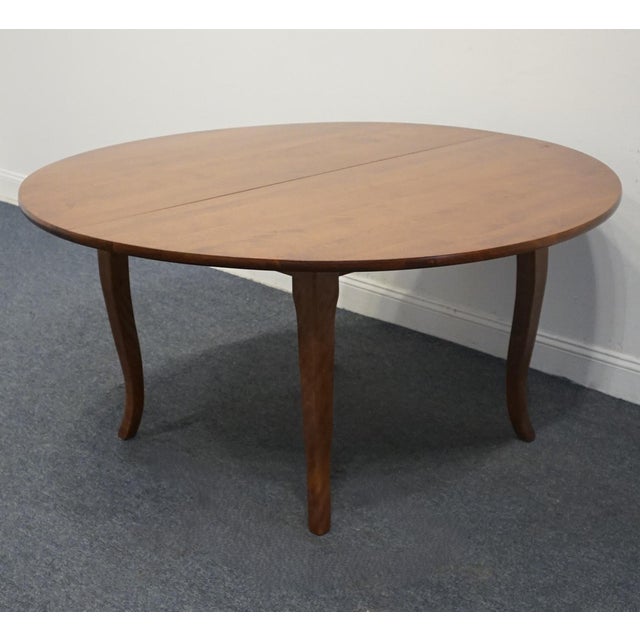 NICHOLS & STONE Solid Cherry Rustic Traditional Style 60" Round Dining Table 30" High 60" Wide 60" Deep Apron: 25" High No...