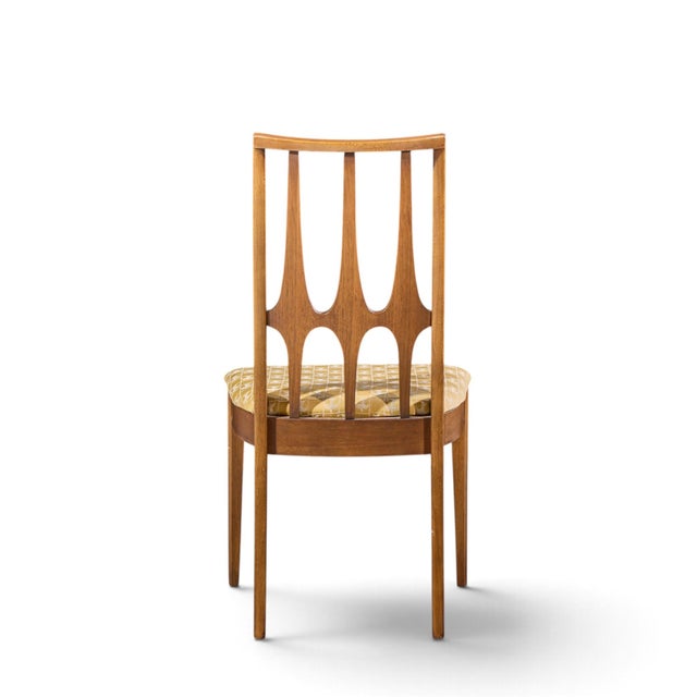 Brown Broyhill Brasilia Mid Century Walnut Dining Chairs - Set of 6 For Sale - Image 8 of 18